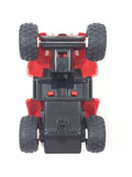 2004 PlayMobil All Terrain Off-Road ATV Quad Pull Back Red White Black Plastic Toy Vehicle