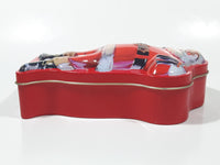 Coca Cola Santa Claus Embossed Tin Metal Container