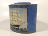 Vintage Cutty Sark Tall Ship Oval Shaped 5" Tall Tin Metal Container