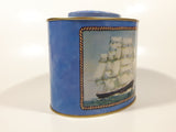 Vintage Cutty Sark Tall Ship Oval Shaped 5" Tall Tin Metal Container