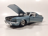 Maisto Special Edition 1967 Ford Mustang GT Metallic Light Blue 1/24 Scale Die Cast Toy Car Vehicle with Opening Doors and Hood