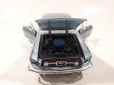 Maisto Special Edition 1967 Ford Mustang GT Metallic Light Blue 1/24 Scale Die Cast Toy Car Vehicle with Opening Doors and Hood