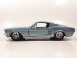 Maisto Special Edition 1967 Ford Mustang GT Metallic Light Blue 1/24 Scale Die Cast Toy Car Vehicle with Opening Doors and Hood