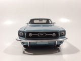 Maisto Special Edition 1967 Ford Mustang GT Metallic Light Blue 1/24 Scale Die Cast Toy Car Vehicle with Opening Doors and Hood