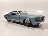 Maisto Special Edition 1967 Ford Mustang GT Metallic Light Blue 1/24 Scale Die Cast Toy Car Vehicle with Opening Doors and Hood