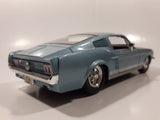 Maisto Special Edition 1967 Ford Mustang GT Metallic Light Blue 1/24 Scale Die Cast Toy Car Vehicle with Opening Doors and Hood