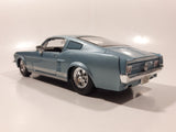 Maisto Special Edition 1967 Ford Mustang GT Metallic Light Blue 1/24 Scale Die Cast Toy Car Vehicle with Opening Doors and Hood