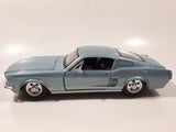 Maisto Special Edition 1967 Ford Mustang GT Metallic Light Blue 1/24 Scale Die Cast Toy Car Vehicle with Opening Doors and Hood