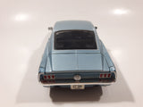 Maisto Special Edition 1967 Ford Mustang GT Metallic Light Blue 1/24 Scale Die Cast Toy Car Vehicle with Opening Doors and Hood