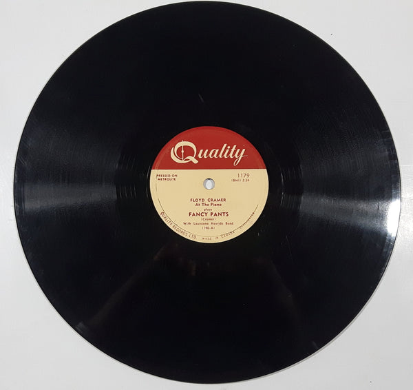 Vintage Quality Records #1179 Floyd Cramer At The Piano 10" Vinyl Record Album