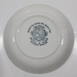 Vintage Wood & Sons Burslem England "Pinky" Lawrence Gold Leaf Pattern 4 3/8" Plate