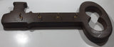 Wood Skeleton Key Shaped 7 3/8" x 16 1/4" Key Ring Hanger 7 3/8" x 16 1/4"