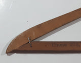 Rare Antique Royal City Cleaners And Dyers New Westminster, B.C. 17 3/4" Wide Wood Clothing Coat Hanger