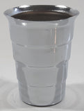 Vintage GH Glo-Hill 2 OZ Metal Stainless Steel Shot Glass Shooter Made in Canada