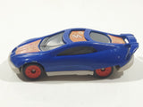 1999 Hot Wheels Future NASCAR Blue Die Cast Toy Car Vehicle McDonald's Happy Meal