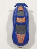 1999 Hot Wheels Future NASCAR Blue Die Cast Toy Car Vehicle McDonald's Happy Meal