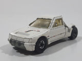 1989 Hot Wheels Peugeot 205 Rallye White #2 "Shell" Die Cast Toy Car Vehicle