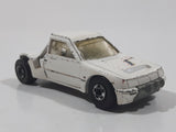 1989 Hot Wheels Peugeot 205 Rallye White #2 "Shell" Die Cast Toy Car Vehicle