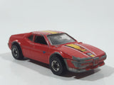 1983 Hot Wheels BMW M-1 Red Die Cast Toy Super Car Vehicle Made in France