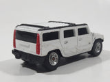Maisto Hummer H2 White Die Cast Toy Truck SUV Vehicle
