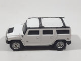 Maisto Hummer H2 White Die Cast Toy Truck SUV Vehicle