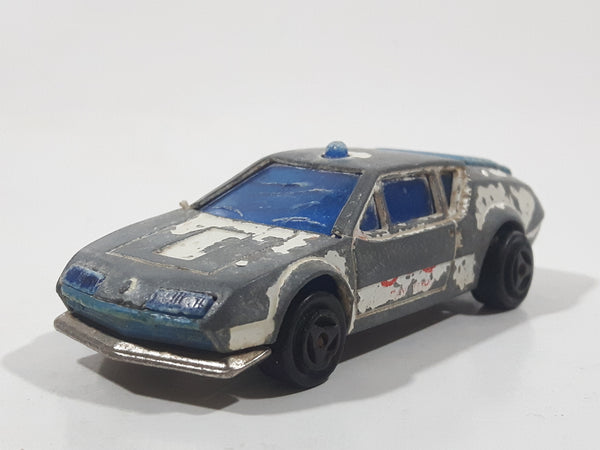 Vintage Majorette No. 264 Alpine A 310 Police White Die Cast Toy Car Vehicle