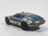 Vintage Majorette No. 264 Alpine A 310 Police White Die Cast Toy Car Vehicle