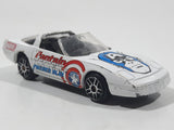 2003 Maisto Marvel Comics Captain America Corvette ZR-1 White Die Cast Toy Car Vehicle