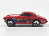 2003 Maisto Marvel Comics '57 Chevrolet Corvette Captain America Marvel Red Die Cast Toy Car Vehicle