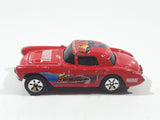 2003 Maisto Marvel Comics '57 Chevrolet Corvette Captain America Marvel Red Die Cast Toy Car Vehicle