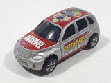 2003 Maisto Marvel Comics Marvel Defenders Chrysler GT Cruiser Silver Grey Die Cast Toy Car Vehicle