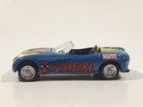 2003 Maisto Marvel Comics Spider-Girl Dodge Concept Blue Die Cast Toy Car Vehicle
