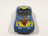 2003 Maisto Marvel Comics Spider-Girl Dodge Concept Blue Die Cast Toy Car Vehicle