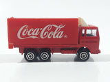 Majorette Coca-Cola Coke Soda Pop Delivery Container Semi Truck 1/100 Scale Die Cast Toy Car Vehicle with Opening Rear Door