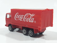 Majorette Coca-Cola Coke Soda Pop Delivery Container Semi Truck 1/100 Scale Die Cast Toy Car Vehicle with Opening Rear Door