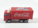 Majorette Coca-Cola Coke Soda Pop Delivery Container Semi Truck 1/100 Scale Die Cast Toy Car Vehicle with Opening Rear Door