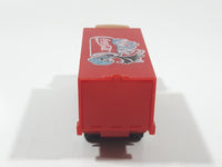 Majorette Coca-Cola Coke Soda Pop Delivery Container Semi Truck 1/100 Scale Die Cast Toy Car Vehicle with Opening Rear Door