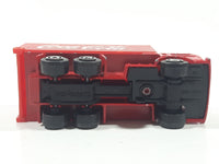 Majorette Coca-Cola Coke Soda Pop Delivery Container Semi Truck 1/100 Scale Die Cast Toy Car Vehicle with Opening Rear Door
