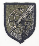 Vintage US Army 9th Signal Network Enterprise Technology Command 1 7/8" x 2 1/2" Shoulder Fabric Patch Badge