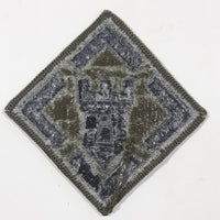 Vintage US Army 20th Engineer Brigade 2 1/4" x 2 1/4" Shoulder Fabric Patch Badge