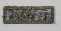 Vintage Royal Canadian Army 4 CER 4th Combat Engineer Regiment 3/4" x 2 1/4" Bar Shoulder Fabric Patch Badge