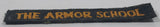 Vintage U.S. Army "The Armor School" 5/8" x 3 5/8" Fabric Patch Badge Insignia
