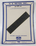 Vintage 1963 N.S. Meyer New York US Army 1" x 4 1/2" Fabric Military Badge Insignia Patch