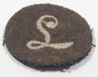 WWII British Army L Meritorious Unit Citation 1 1/2" Fabric Patch Military Badge Insignia