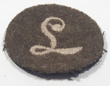 WWII British Army L Meritorious Unit Citation 1 1/2" Fabric Patch Military Badge Insignia