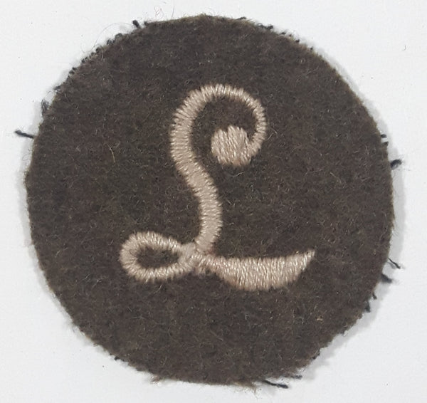 WWII British Army L Meritorious Unit Citation 1 1/2" Fabric Patch Military Badge Insignia