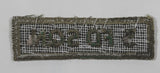 Vintage Royal Canadian Army 3 FD SQN 3rd Field Squadron 3/4" x 2 1/2" Bar Shoulder Fabric Patch Badge