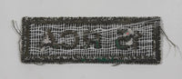 Vintage Royal Canadian Army 15 RCA 15th Artillery Regiment 3/4" x 2 1/4" Bar Shoulder Fabric Patch Badge