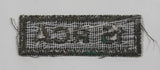 Vintage Royal Canadian Army 15 RCA 15th Artillery Regiment 3/4" x 2 1/4" Bar Shoulder Fabric Patch Badge