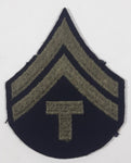 Vintage US Army Technician 5th Grade 3 1/4" x 4" Fabric Patch Badge Insignia